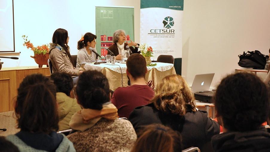 Expositoras del panel "Contextos y problemáticas en la defensa de las soberanías locales"