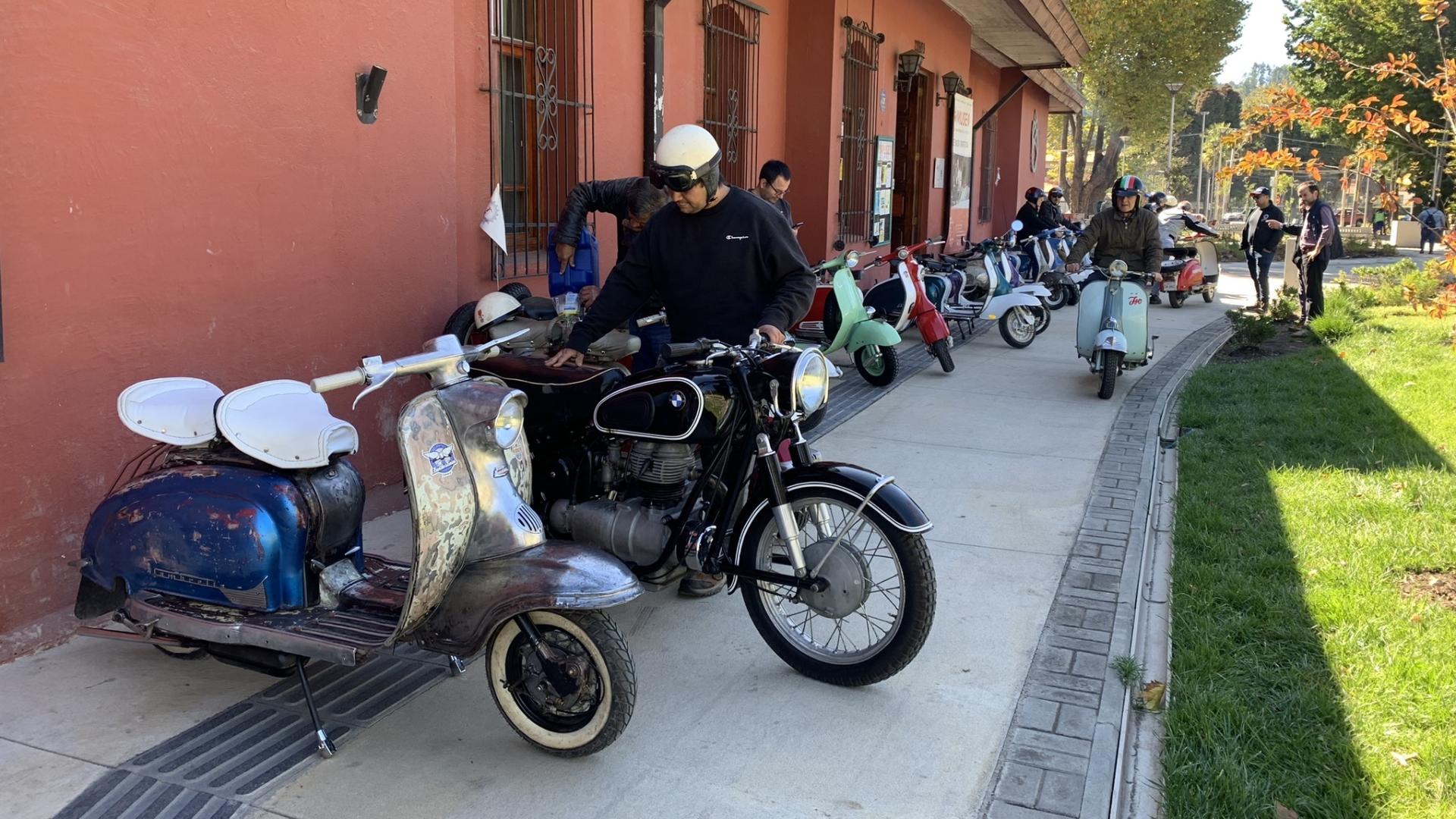 Motonetas en el Museo