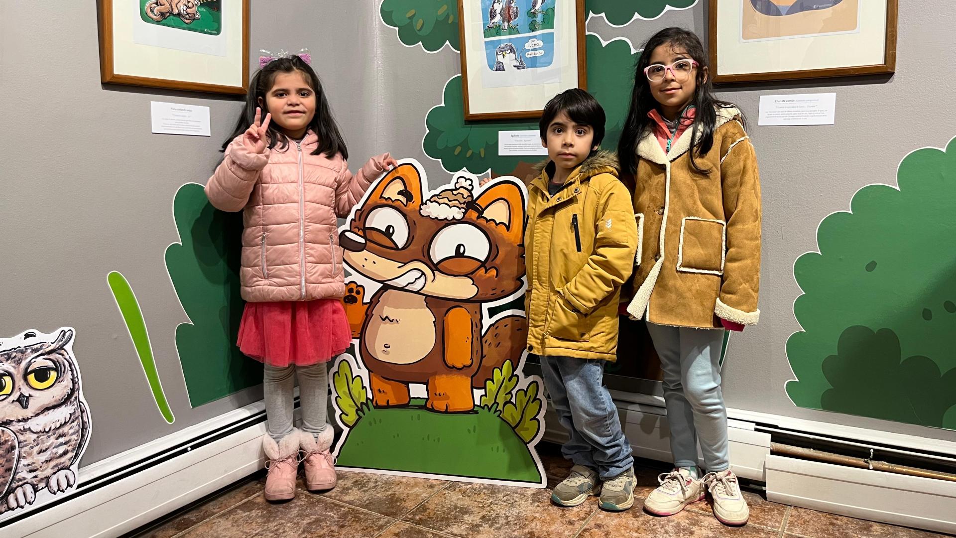 Visitantes de la muestra