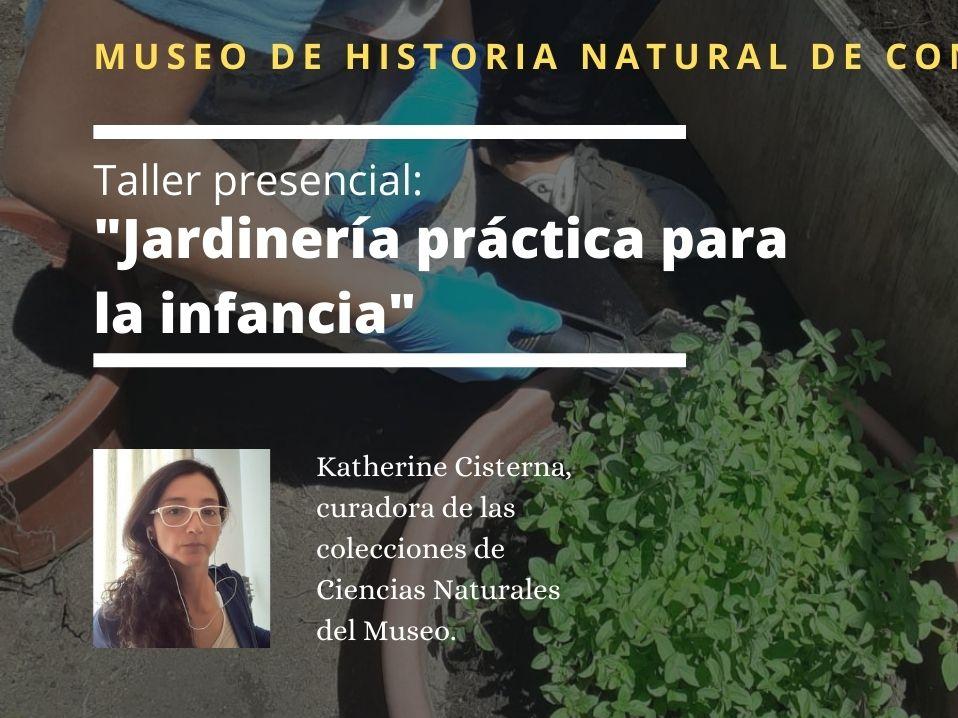 afiche taller de jardinería