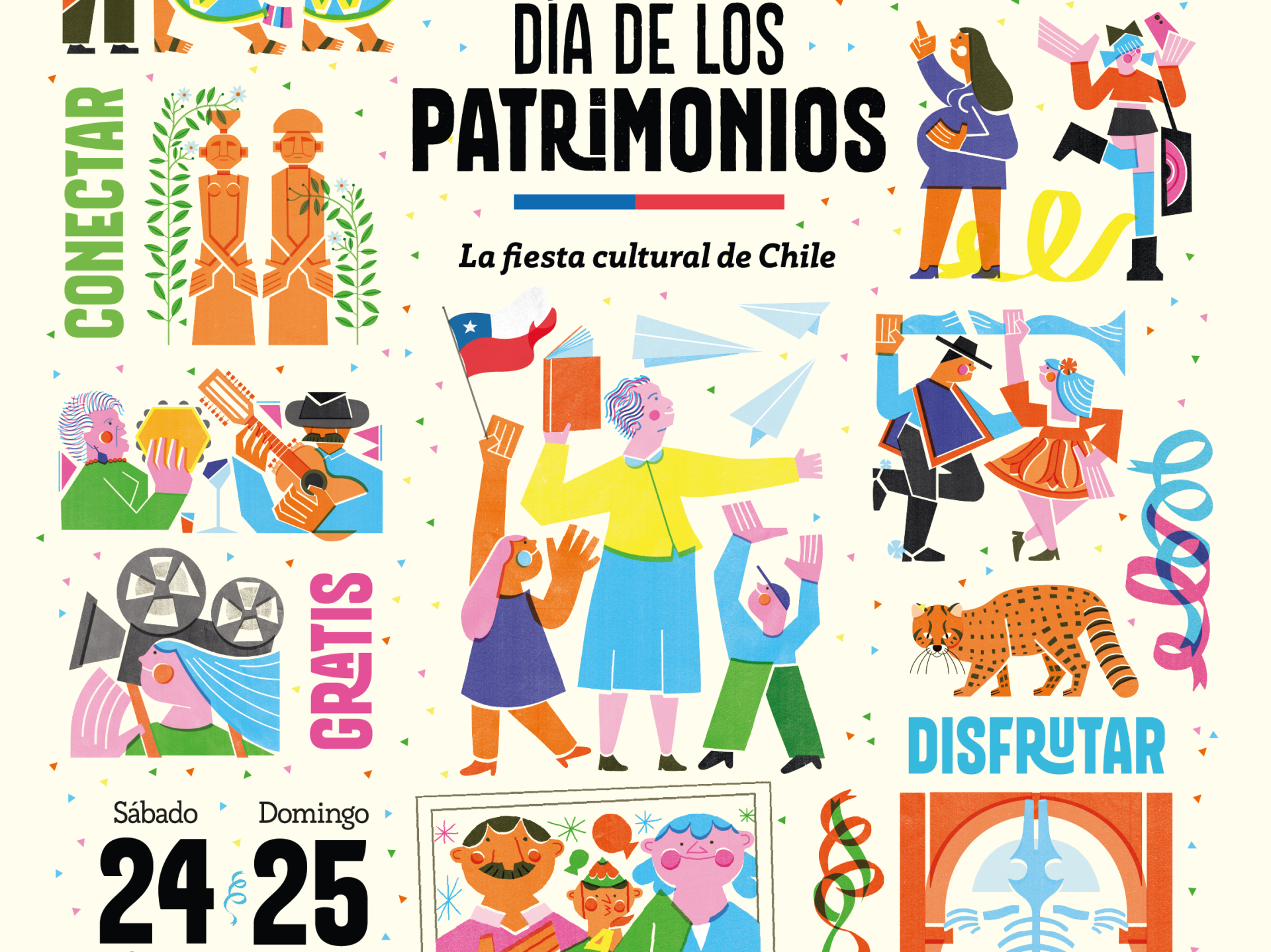 Afiche Día de los Patrimonios