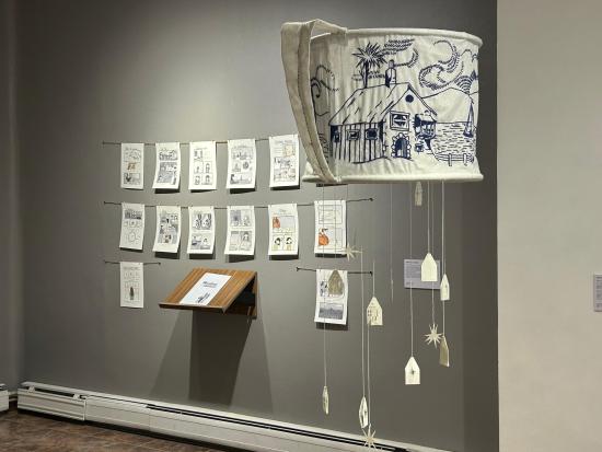 Muestra de arte en el Museo