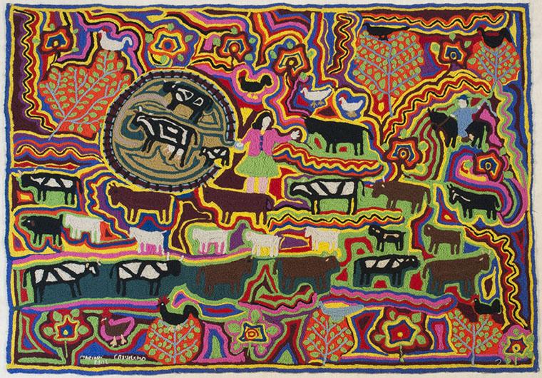 María Riquelme, Bordado Copiulemu María Riquelme, Bordado Copiulemu