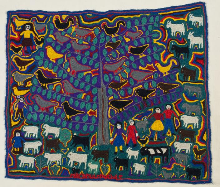 María Riquelme, bordado Copiulemu María Riquelme, bordado Copiulemu