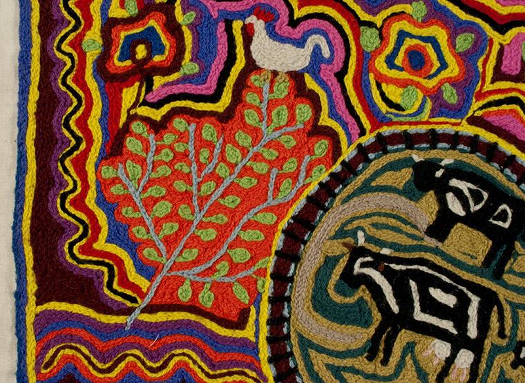 María Riquelme, detalle pájaro María Riquelme, detalle pájaro