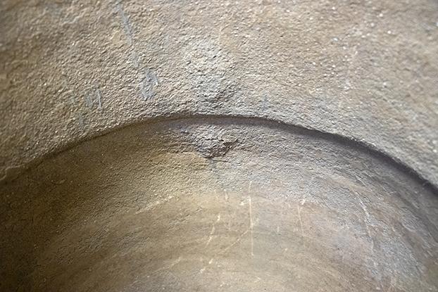 Marcas de fermentación en una vasija