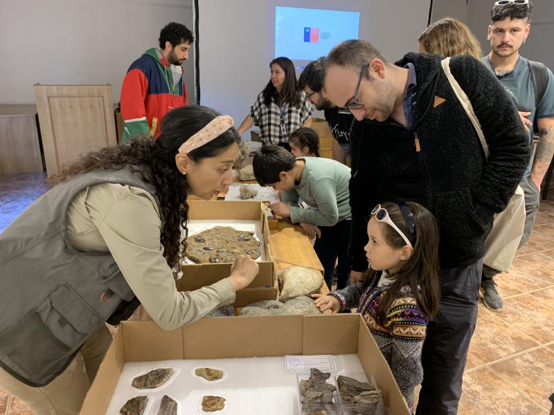 Exhibición Geológica y Paleontológica