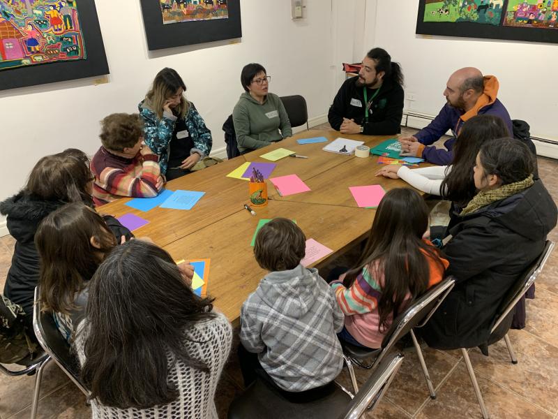 Taller &quot;Memorias de Violeta en el Biobío&quot;