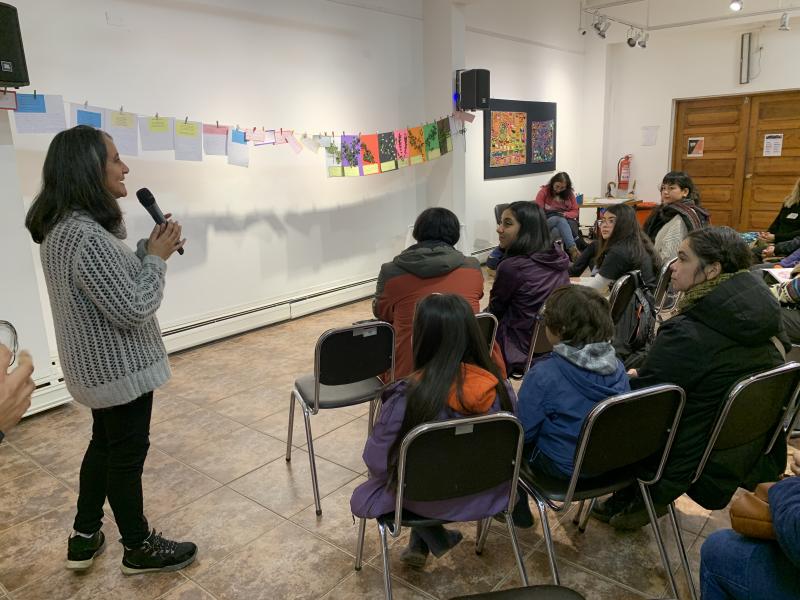 Taller &quot;Memorias de Violeta en el Biobío&quot;